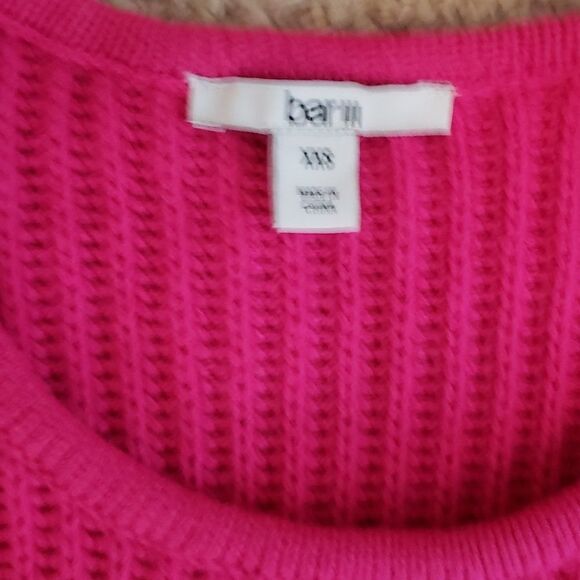 Hot Pink Cut Out Sweater - Picture 3 of 5